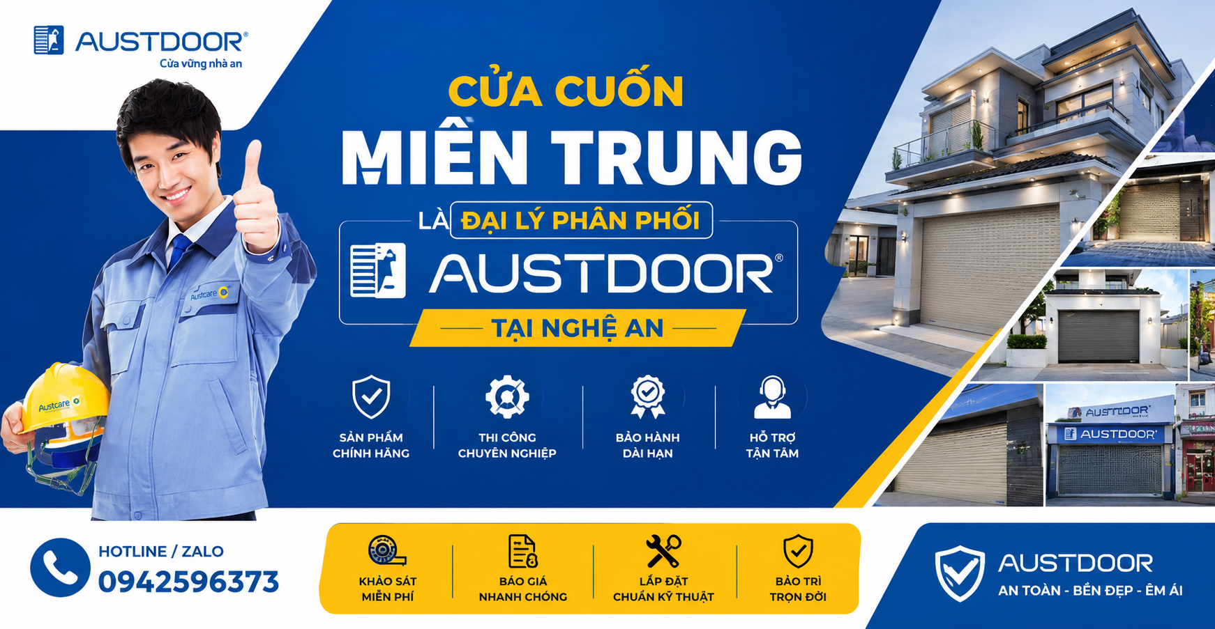 Hinh anh cua cuon Austdoor Cua Cuon Mien Trung