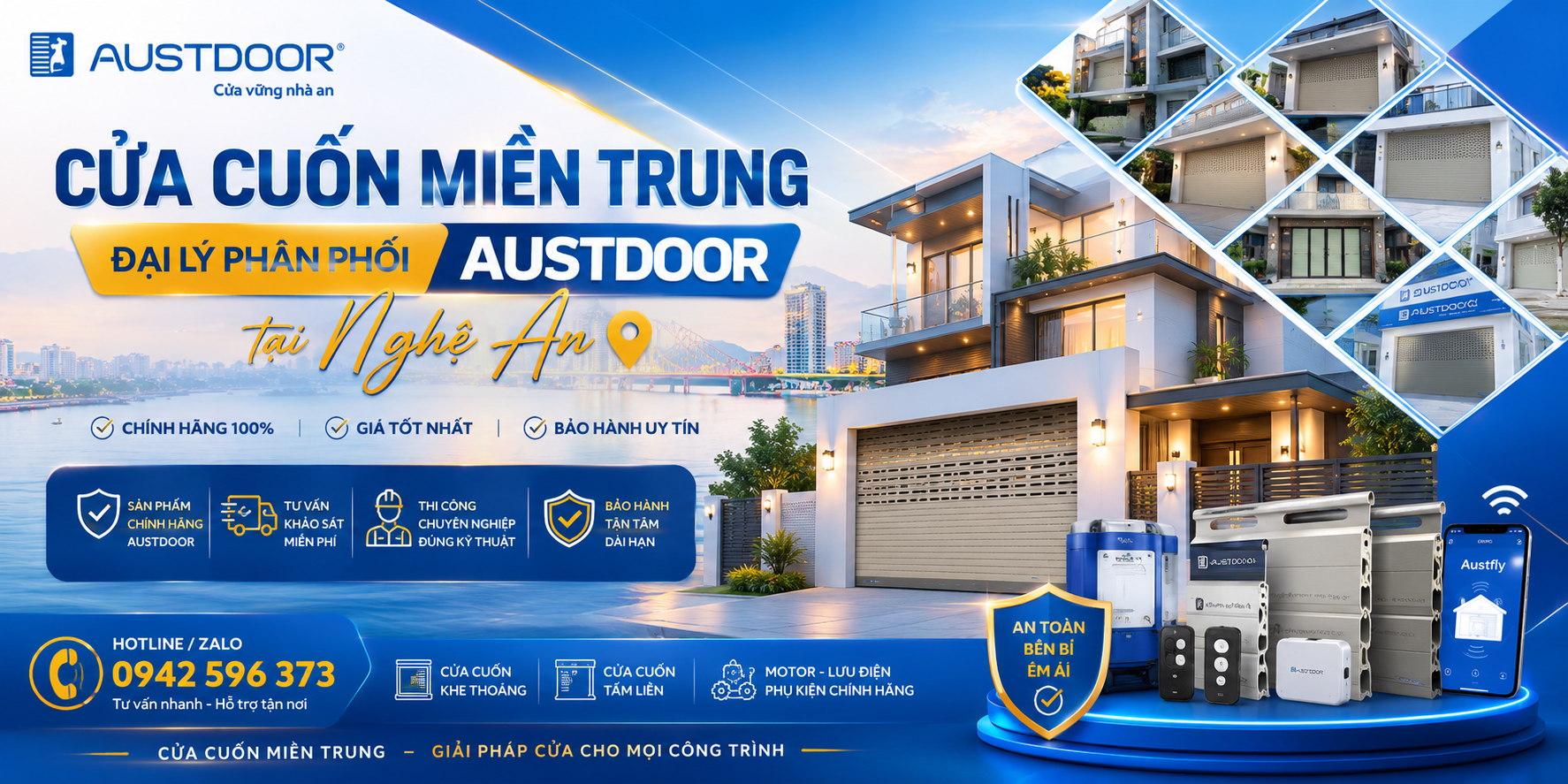 Hinh anh cua cuon Austdoor Cua Cuon Mien Trung