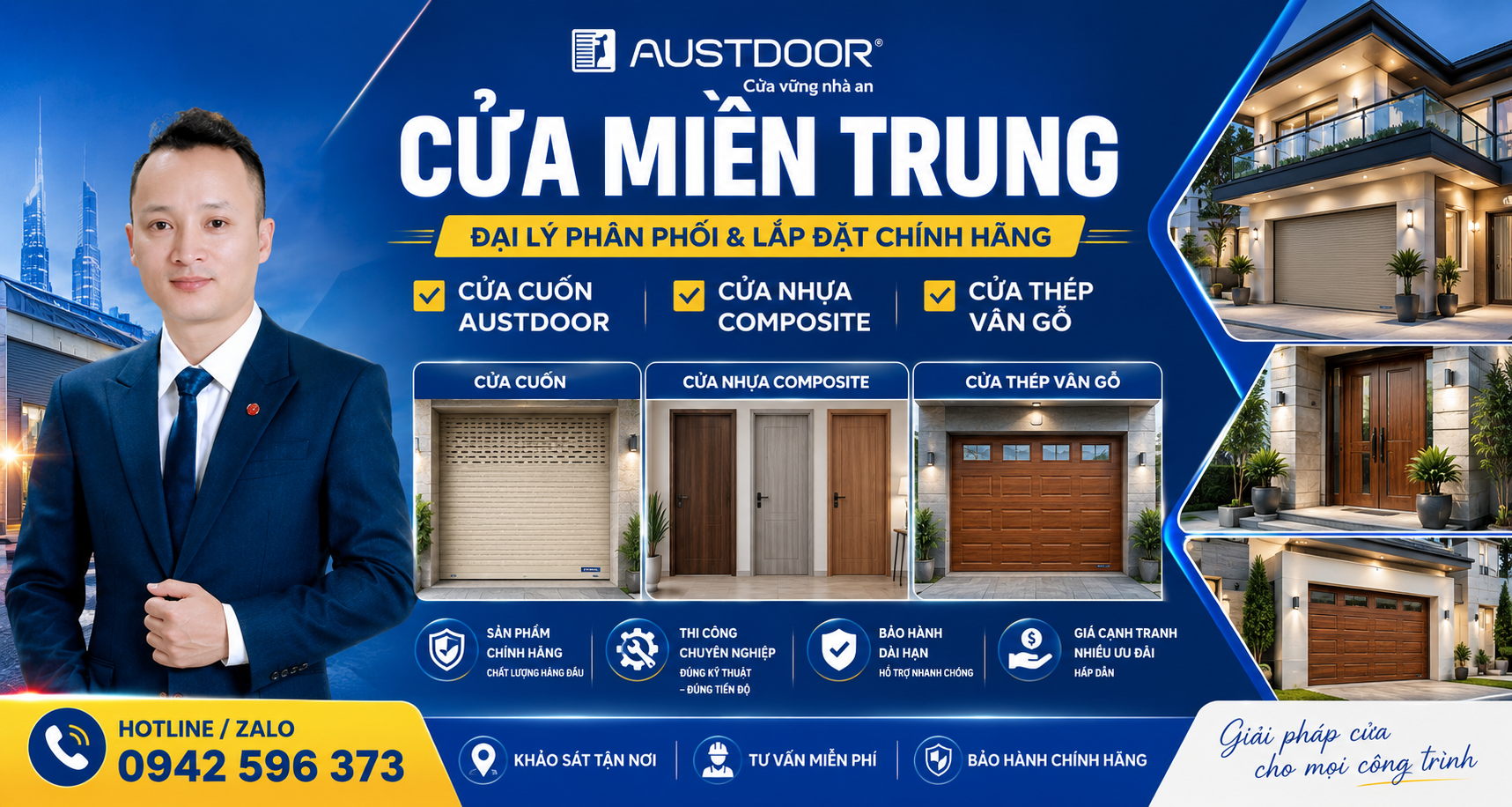 Hinh anh cua cuon Austdoor Cua Cuon Mien Trung
