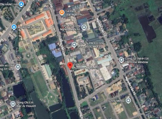 Bản đồ Cửa Cuốn Miền Trung tại Nghệ An